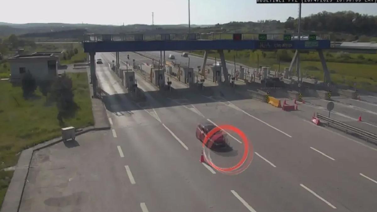 110 km/h ile Gişeden Geçen Sürücü Yakalandı