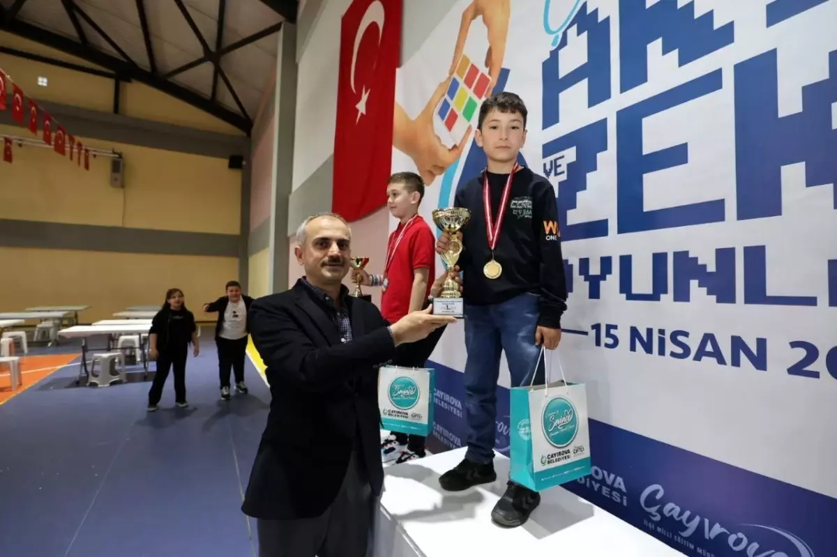 6. Çayırova Akıl ve Zeka Oyunları Turnuvası Ödülleri Sahiplerini Buldu