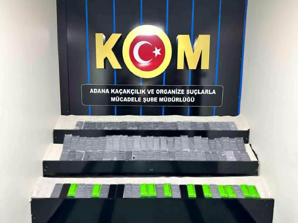 Adana’da 5 Milyon TL’lik Kaçak Telefon Ele Geçirildi