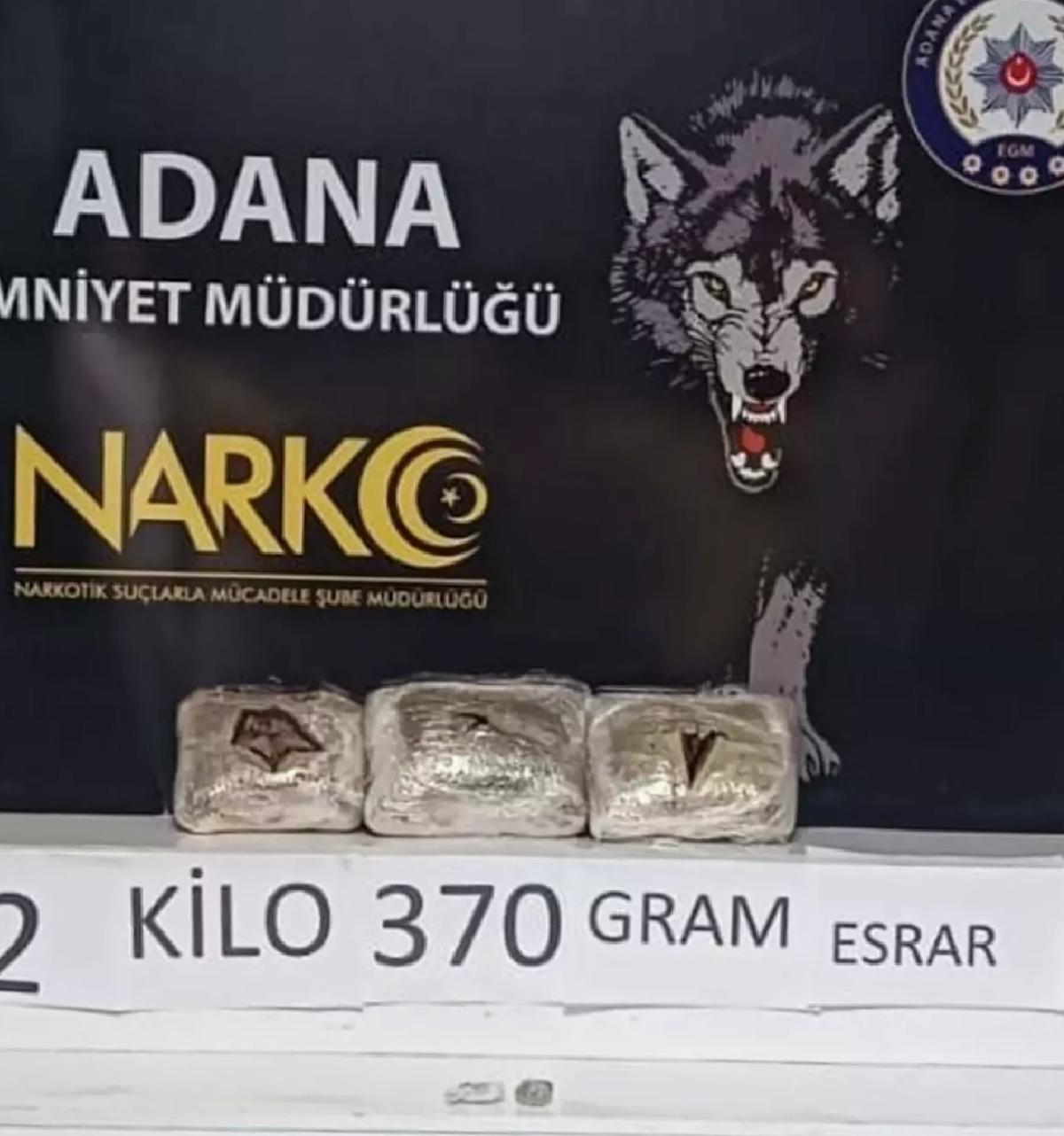 Adana’da Esrar Operasyonu: 2 Tutuklama