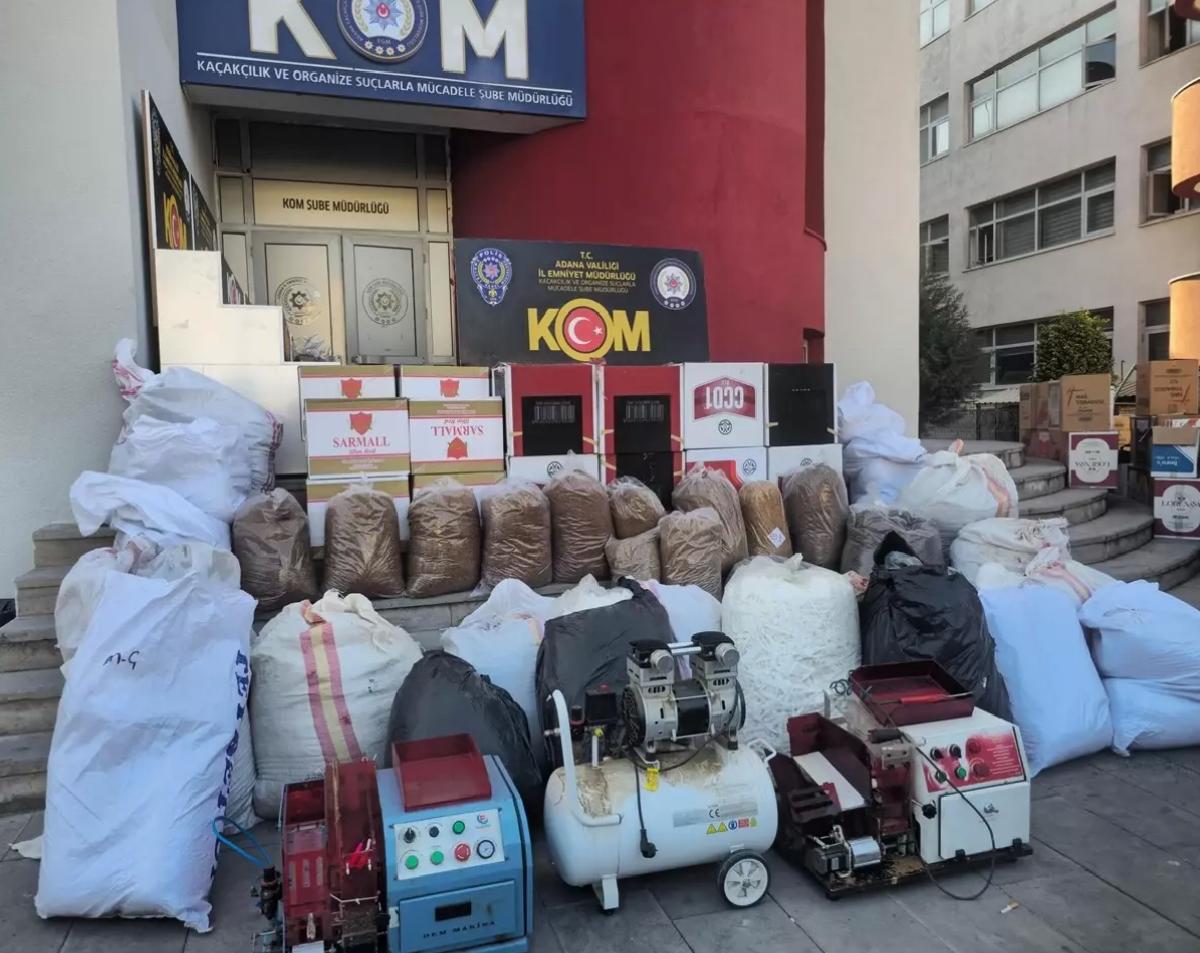 Adana’da Kaçakçılık Operasyonu: 4 Gözaltı