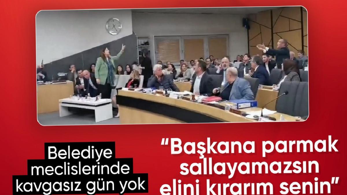 Afyonkarahisar Belediye Meclisi’nde kavga çıktı: Başkana parmak sallayamazsın, elini kırarım