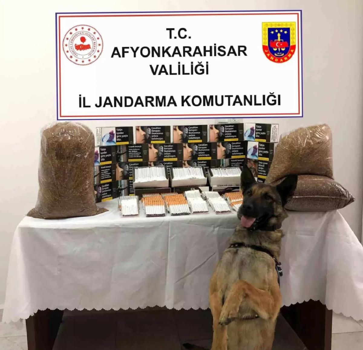 Afyonkarahisar’da Kaçak Tütün Baskını
