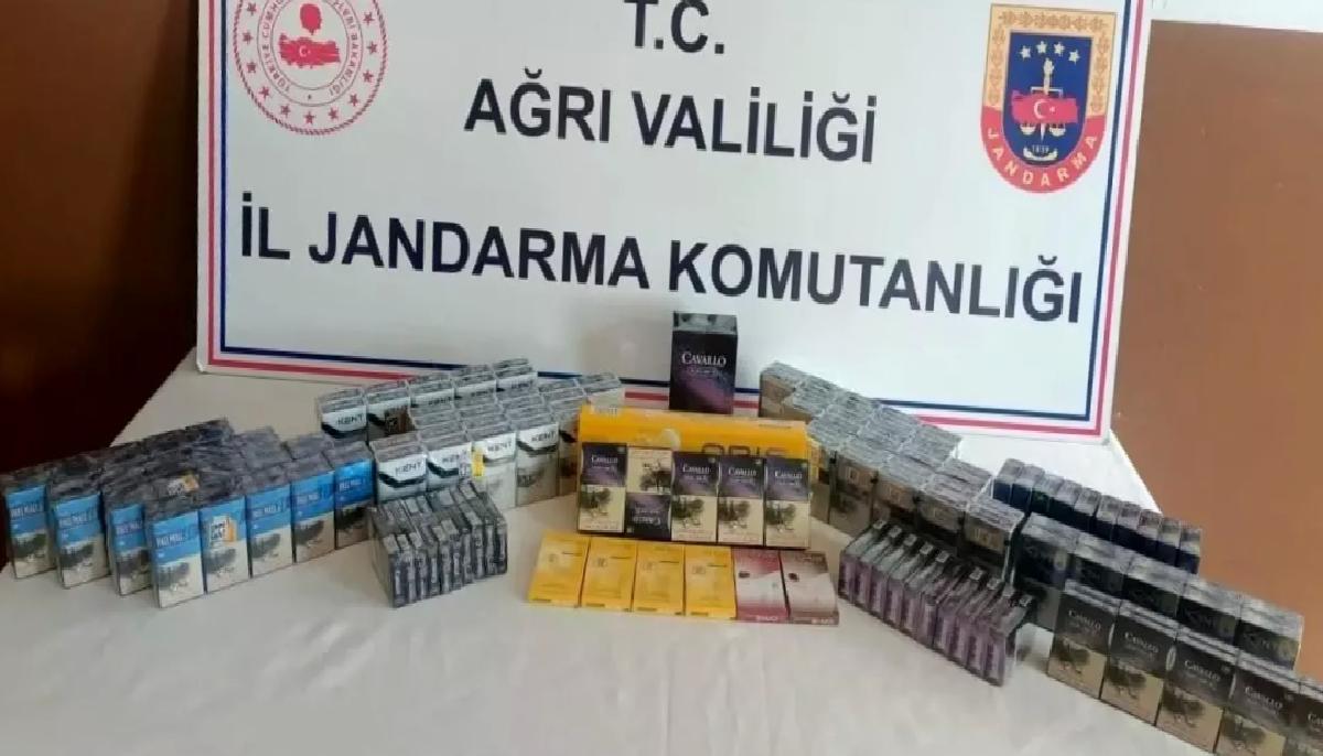 Ağrı’da Kaçak Sigara Operasyonu