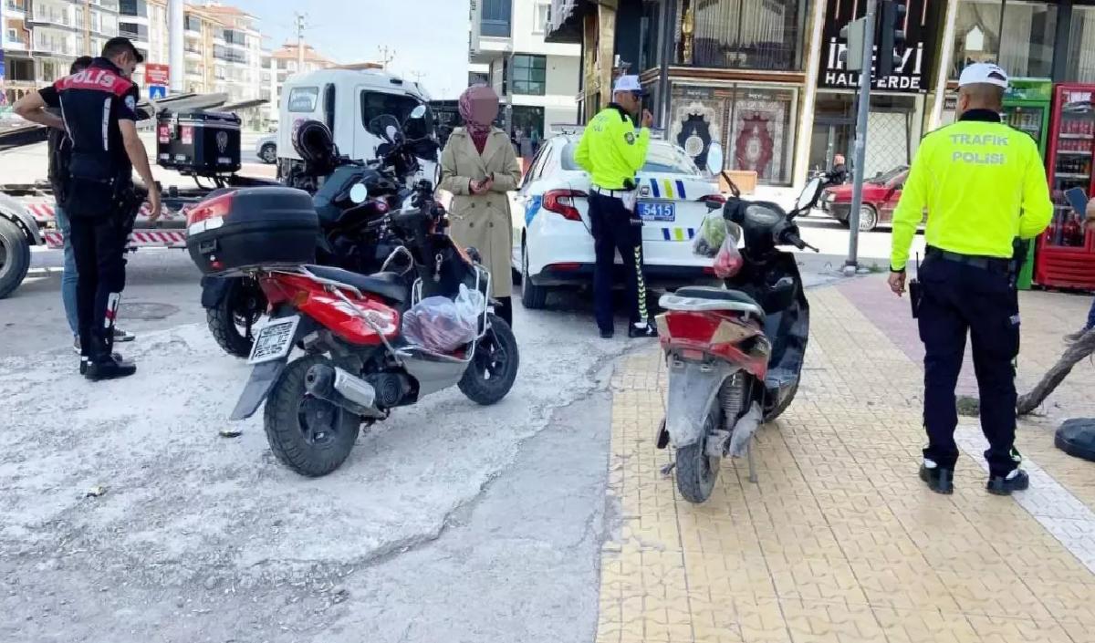 Aksaray’da Motosiklet Denetimi: 54 Bin Lira Ceza