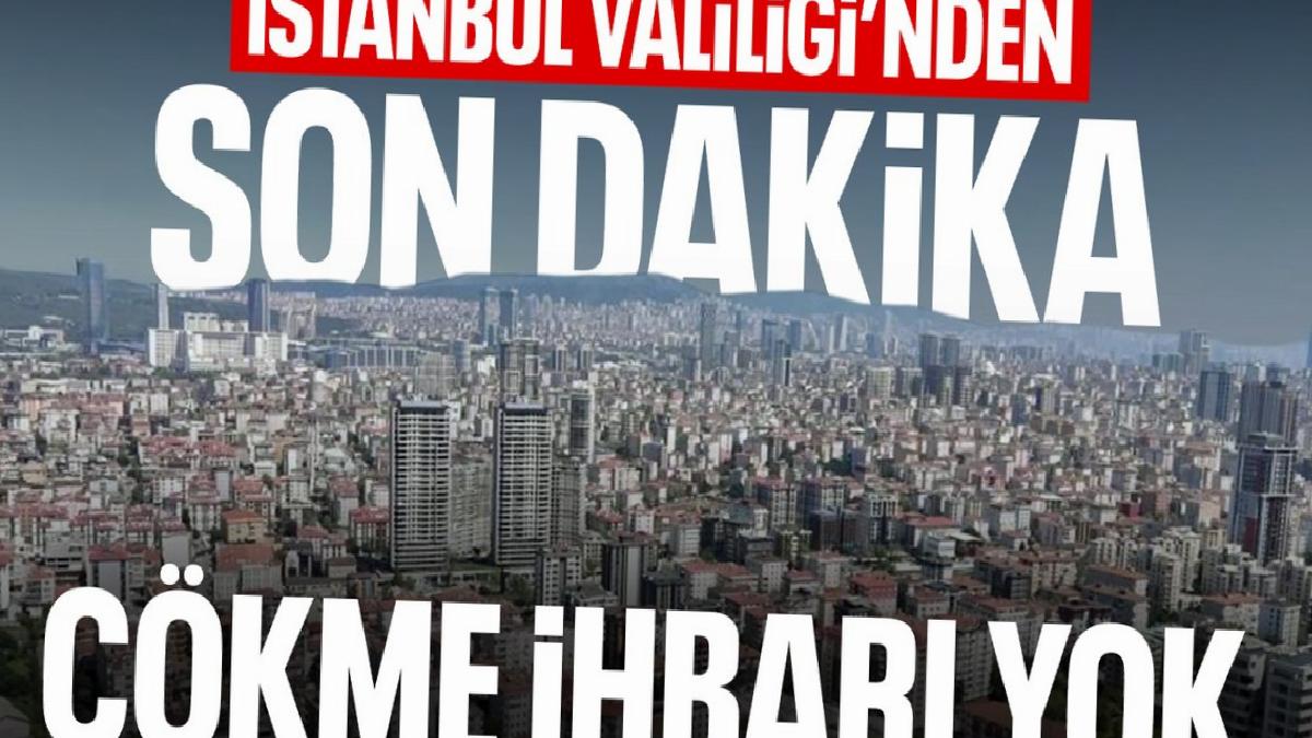 Ali Yerlikaya: İstanbul’da çöken bina ihbarı yok