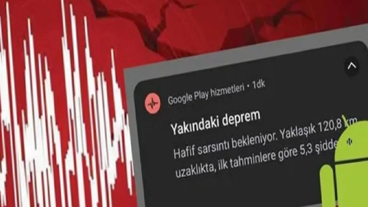 Android telefonlar depremleri nasıl önceden tahmin ediyor