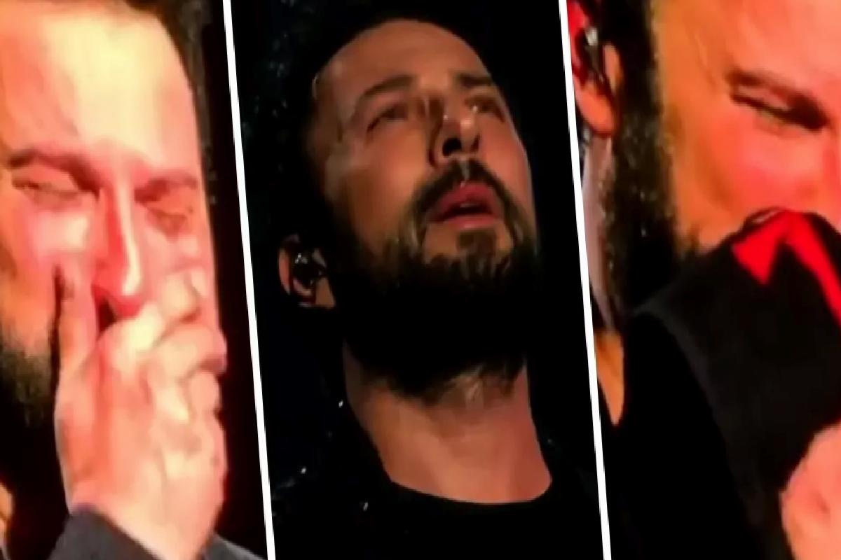 Annesini kaybeden Tarkan ilk konserinde hüngür hüngür ağladı