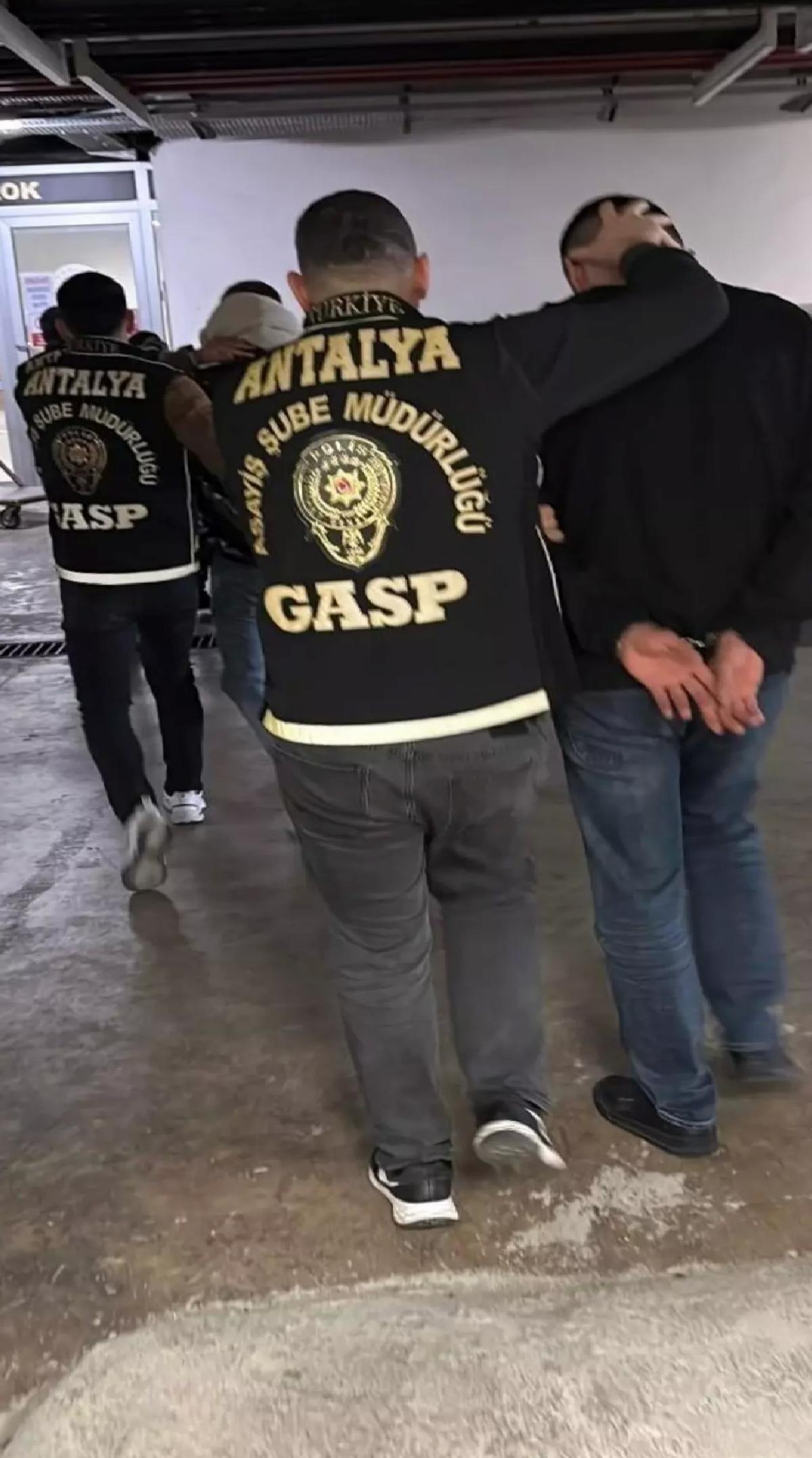 Antalya’da 238 Tutuklama