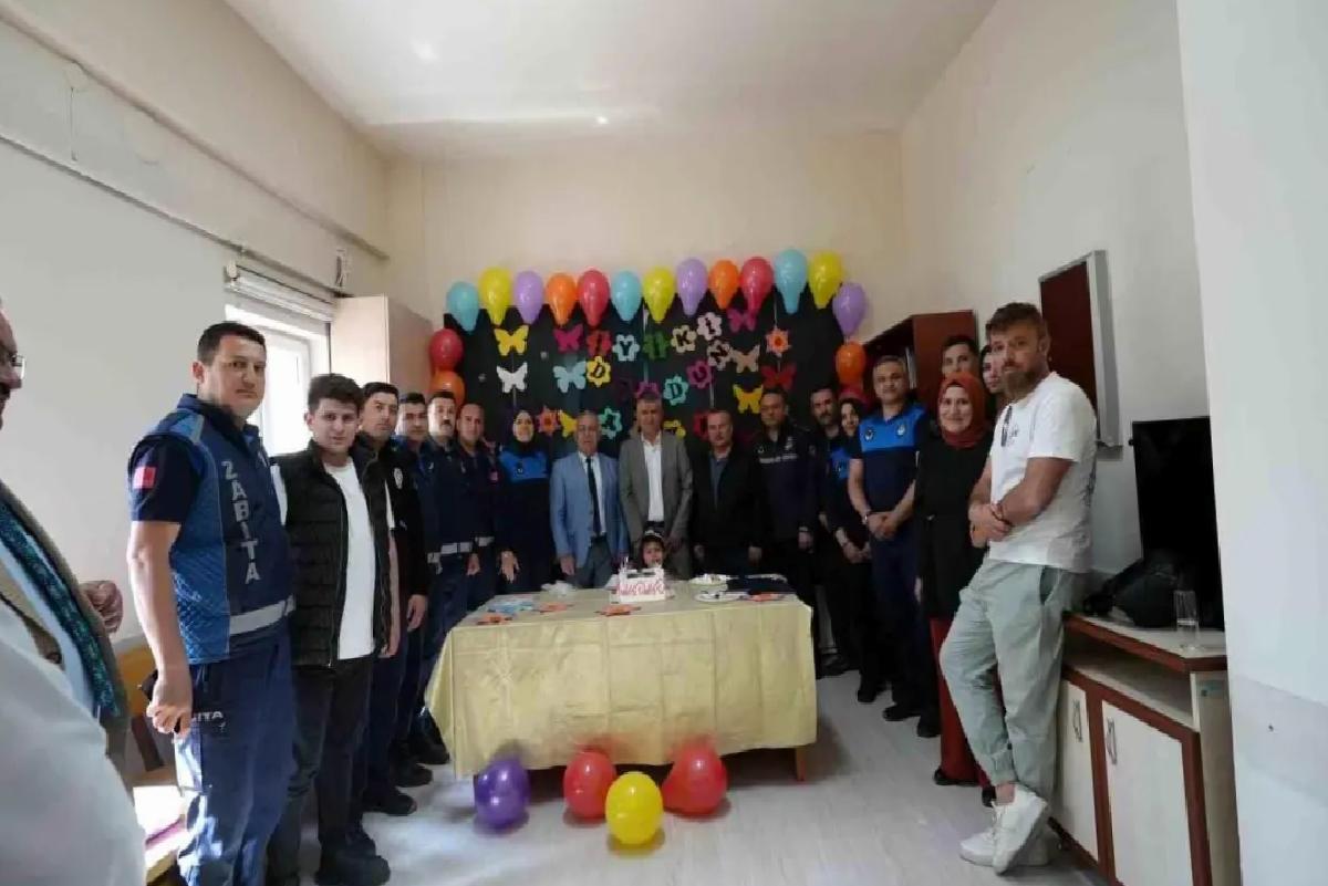 Asya’nın 8. Doğum Günü Zabıta Ekipleriyle Kutlandı