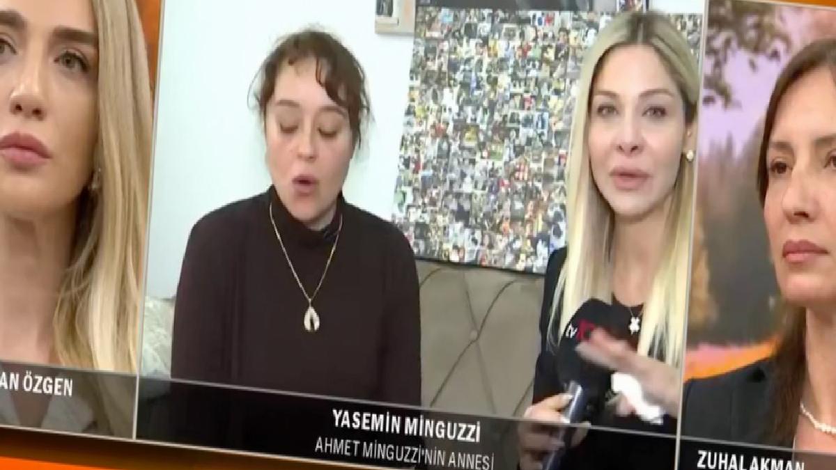 Ata Emre ve Ahmet Minguzzi’nin acılı anneleri tv100’de: Gözyaşlarını tutamadılar