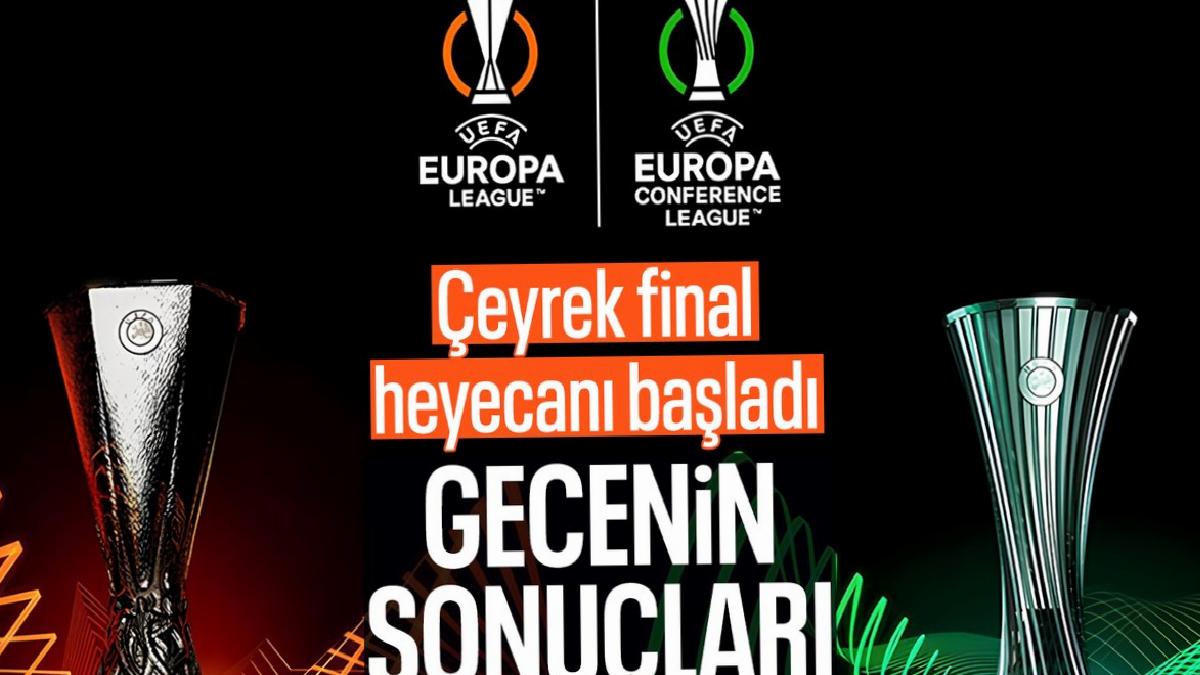Avrupa Ligi ve Konferans Ligi’nde gecenin sonuçları