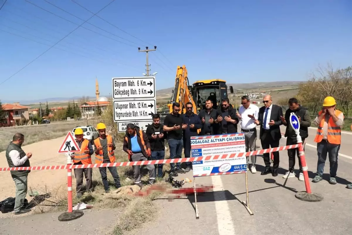 Ayaş’ta Doğalgaz Hattı Yapımına Başlandı
