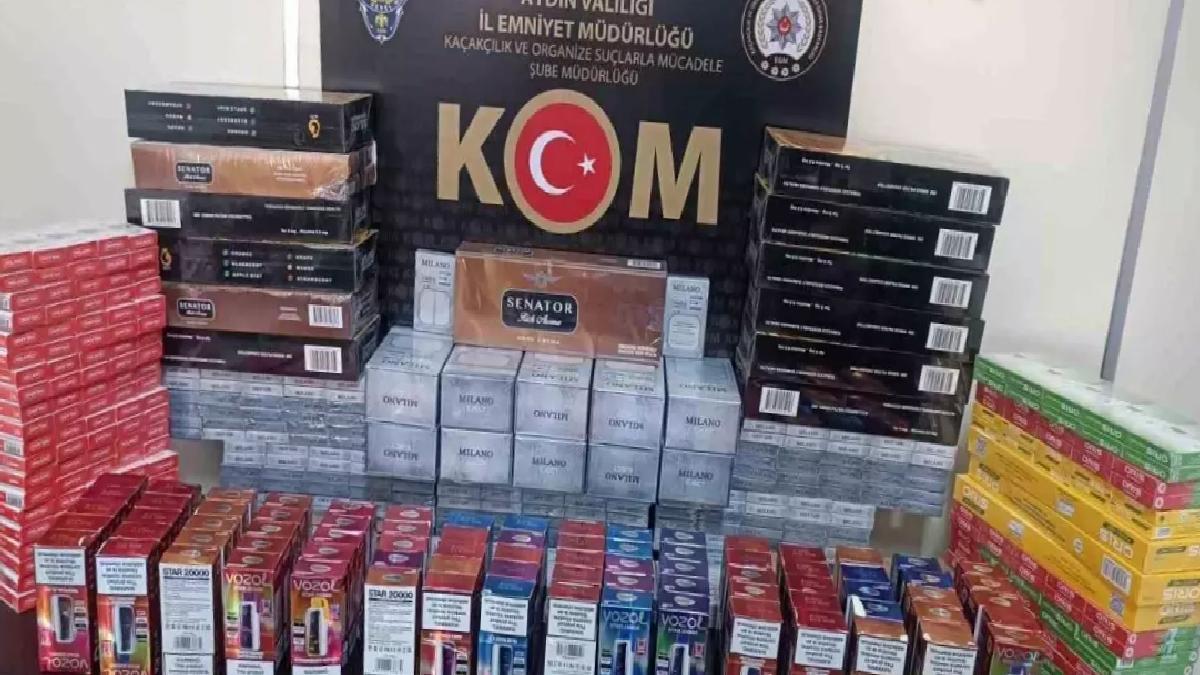 Aydın’da Kaçak Sigara Operasyonu