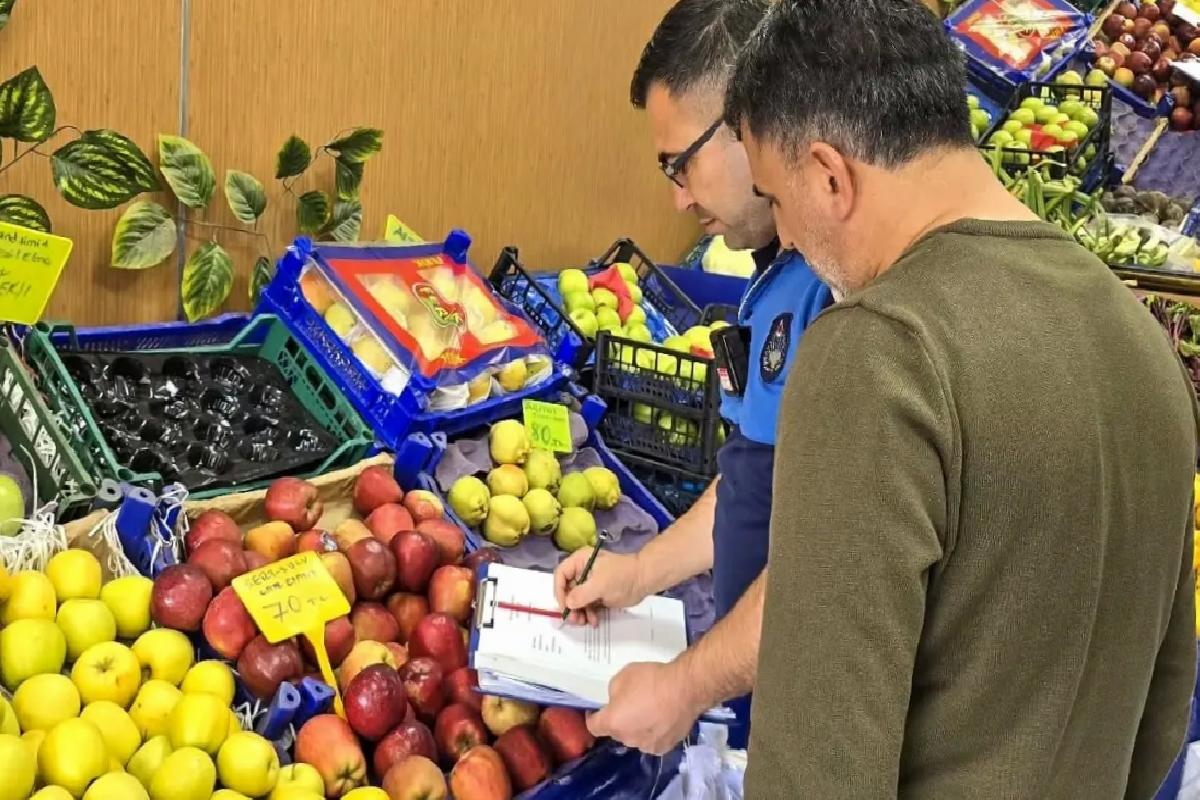 Aydın’da Zabıta Fiyat Etiketi Denetimi
