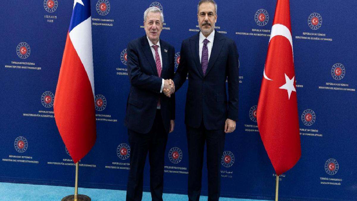 Bakan Fidan, Şilili mevkidaşı Klaveren ile bir araya geldi