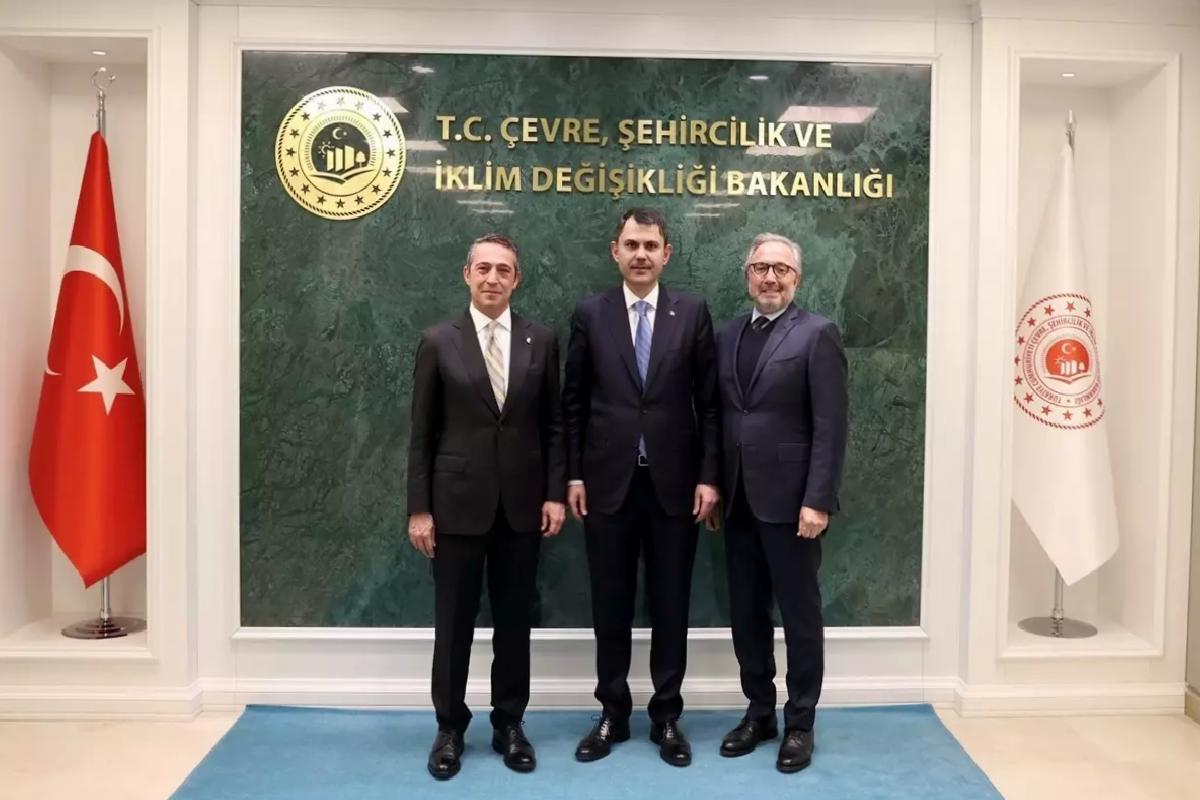 Bakan Kurum, Fenerbahçe Başkanı Ali Koç’u Ağırladı