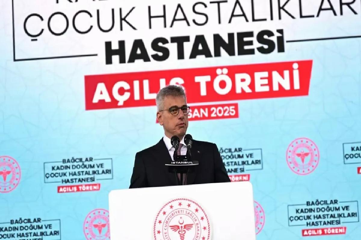 Bakan Memişoğlu, Bağcılar Kadın Doğum ve Çocuk Hastalıkları Hastanesinin açılışında konuştu Açıklaması