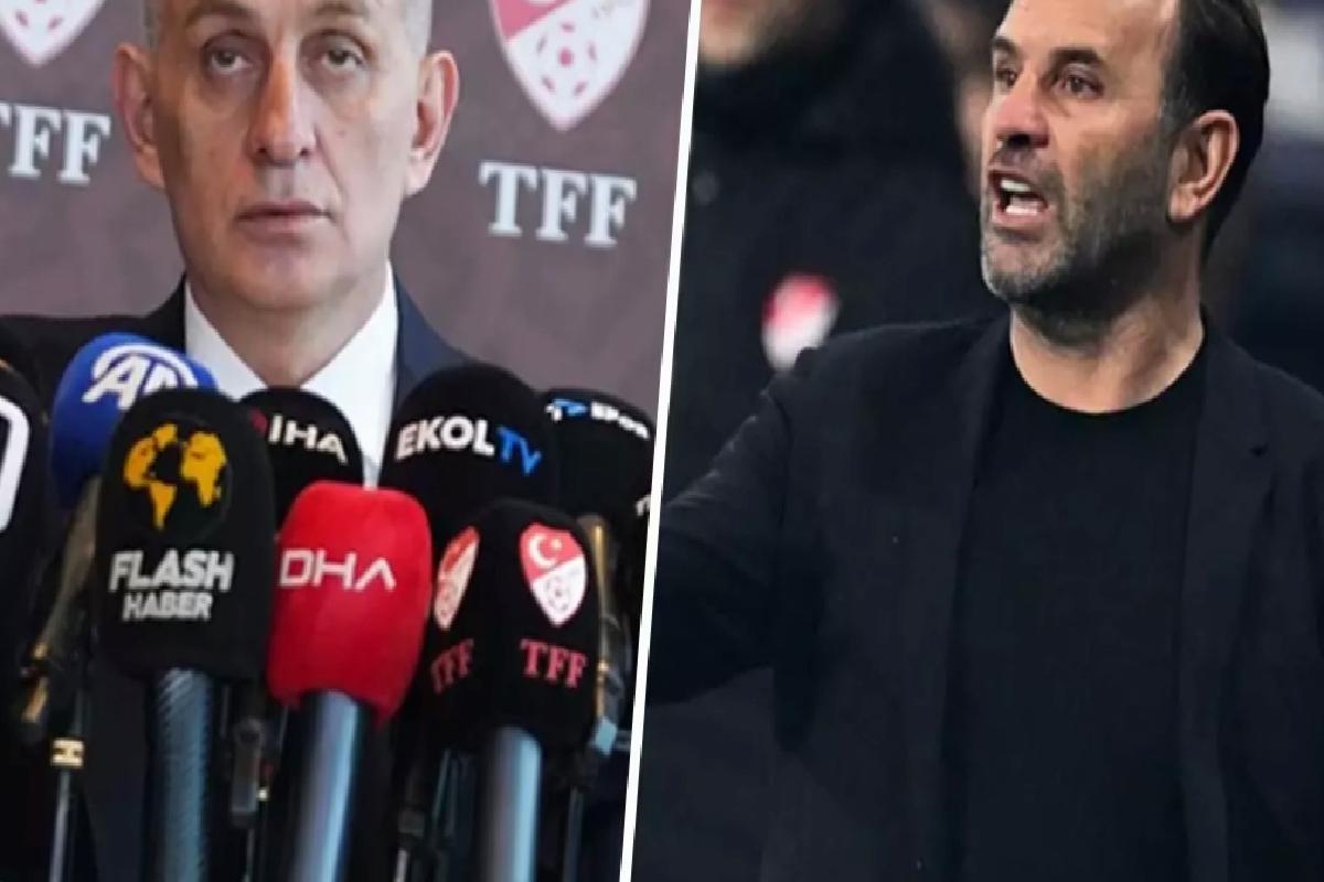 Basın toplantısına damga vurdu! Okan Buruk’tan TFF’ye bomba gönderme