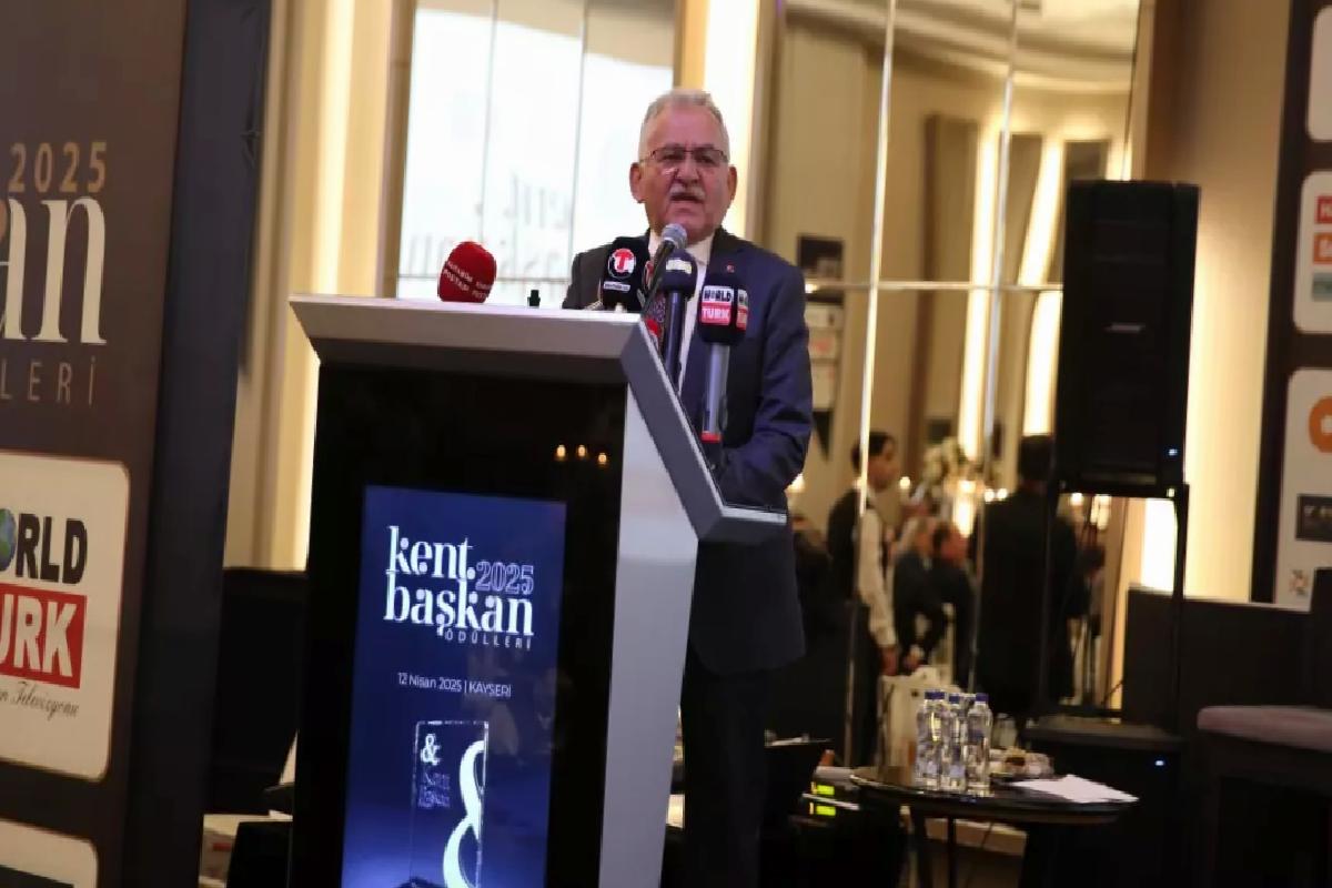 Başkan Büyükkılıç: Yapay zekâ projeleriyle ödüle layık görülmek gurur verici