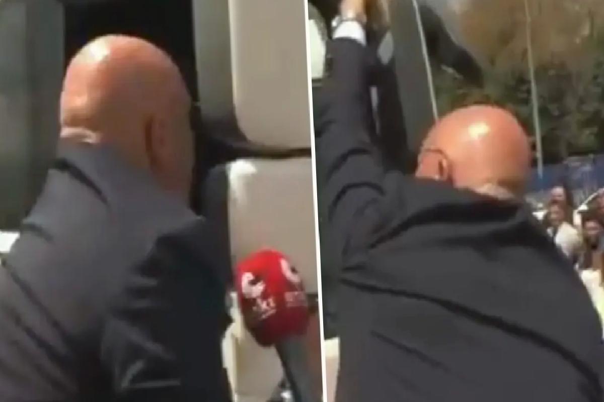 Başrolde yine Mahmut Tanal var! Açıklamasını tırmandığı tırın üzerinde yaptı