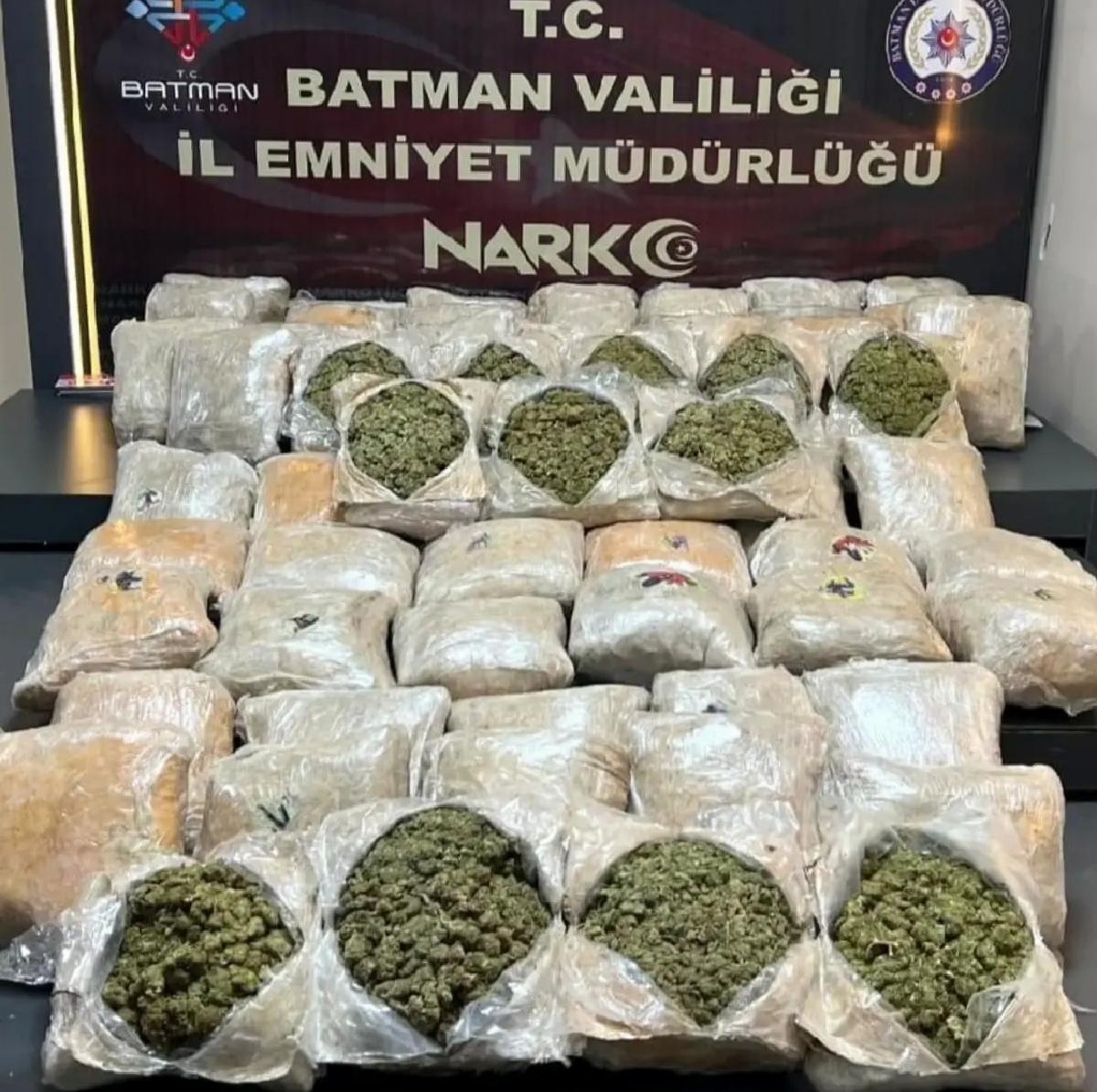 Batman’da Uyuşturucu Operasyonu