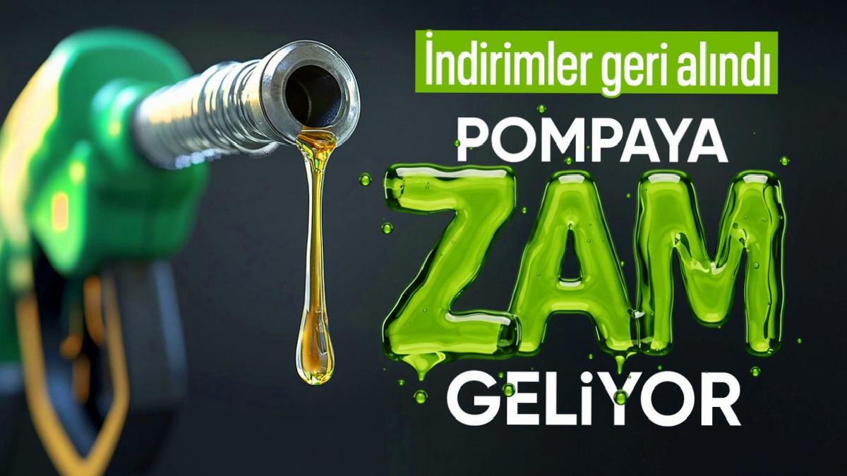 Benzine zam geliyor