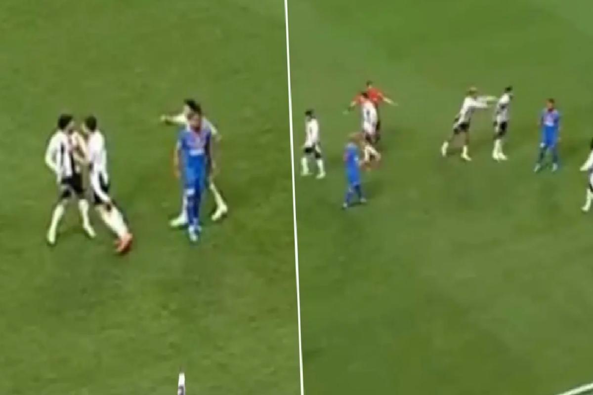 Beşiktaş’ta olay! Futbolcular maç oynanırken birbirine girdi