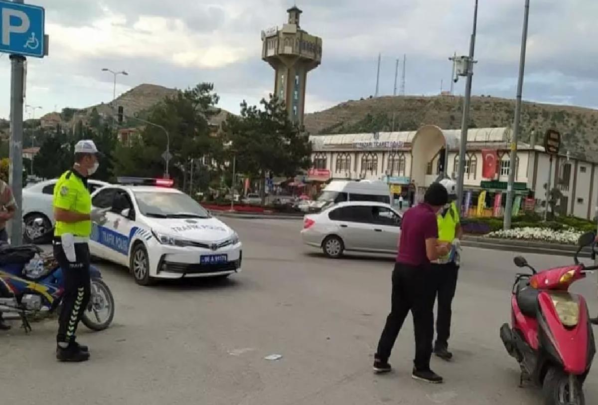 Beypazarı’nda Motosiklet Denetimi