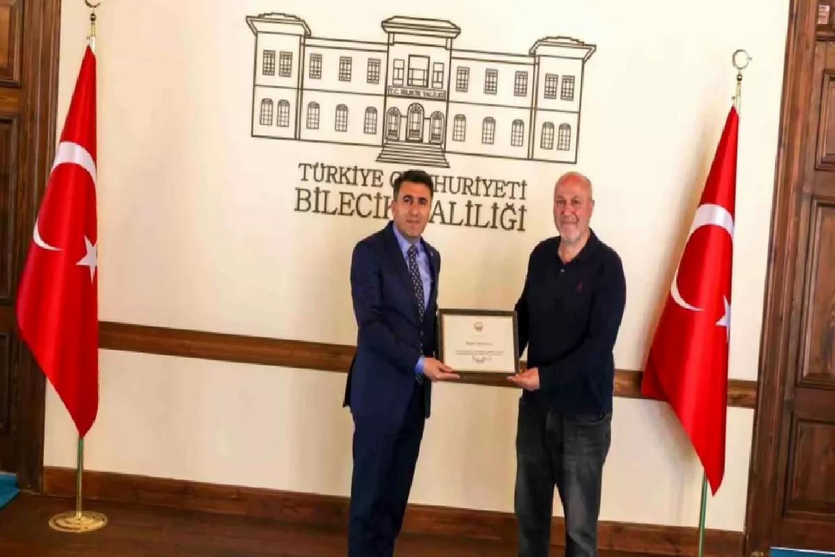 Bilecik’te Çevreciye Vali’den Teşekkür