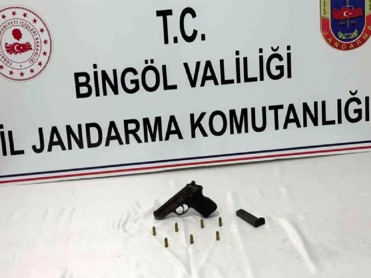 Bingöl’de Ruhsatsız Silah Ele Geçirildi