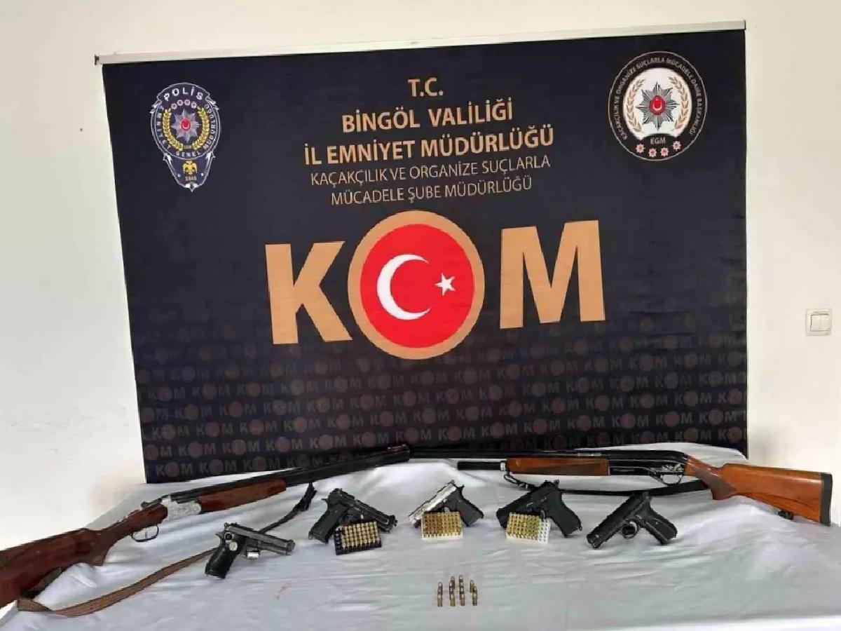 Bingöl’de Silah Kaçakçılığı Operasyonu