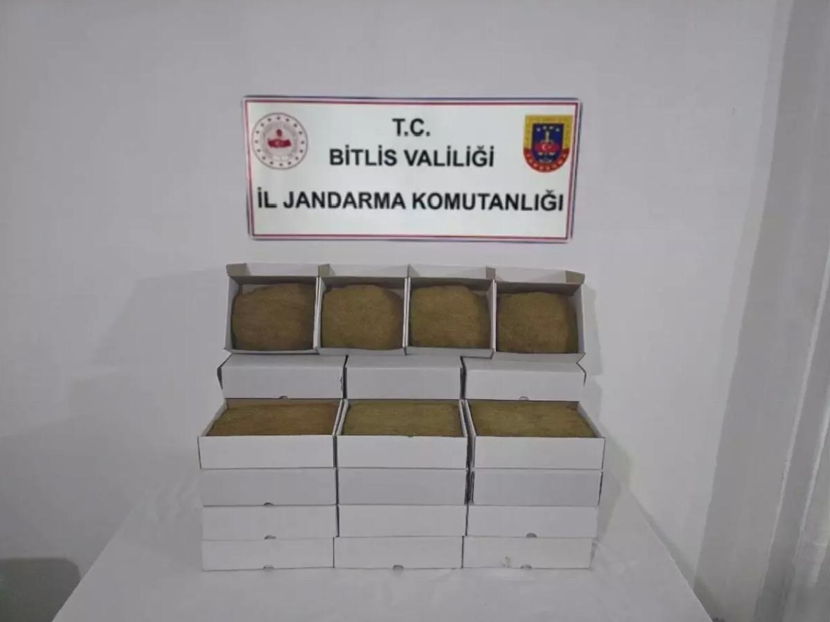 Bitlis’te Kaçak Tütün Ele Geçirildi