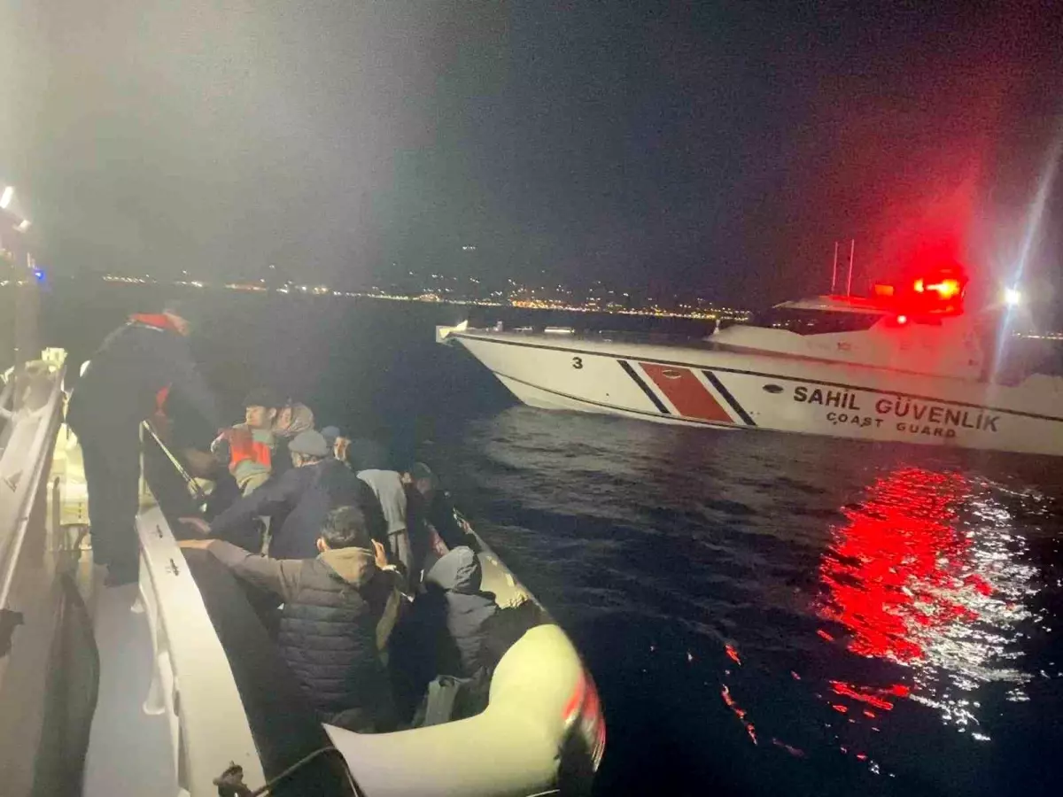 Bodrum Açıklarında 21 Göçmen Yakalandı