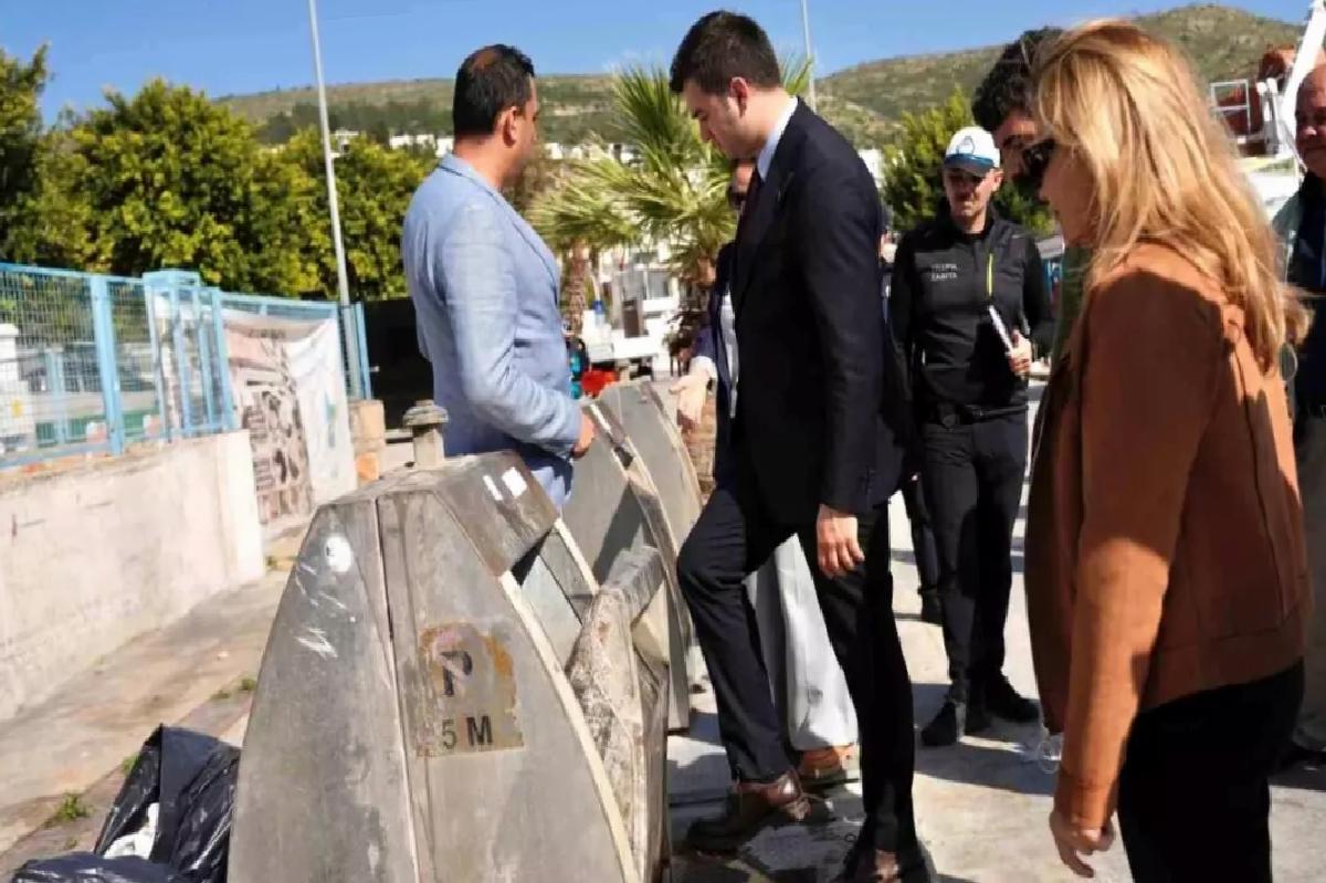 Bodrum Belediye Başkanı Mandalinci Kumbahçe’de Saha Çalışmaları Yürüttü