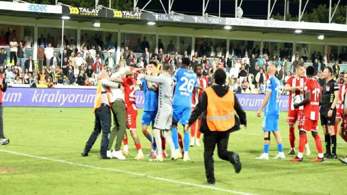 Bodrum FK-Samsunspor Maçında Olaylar Çıktı
