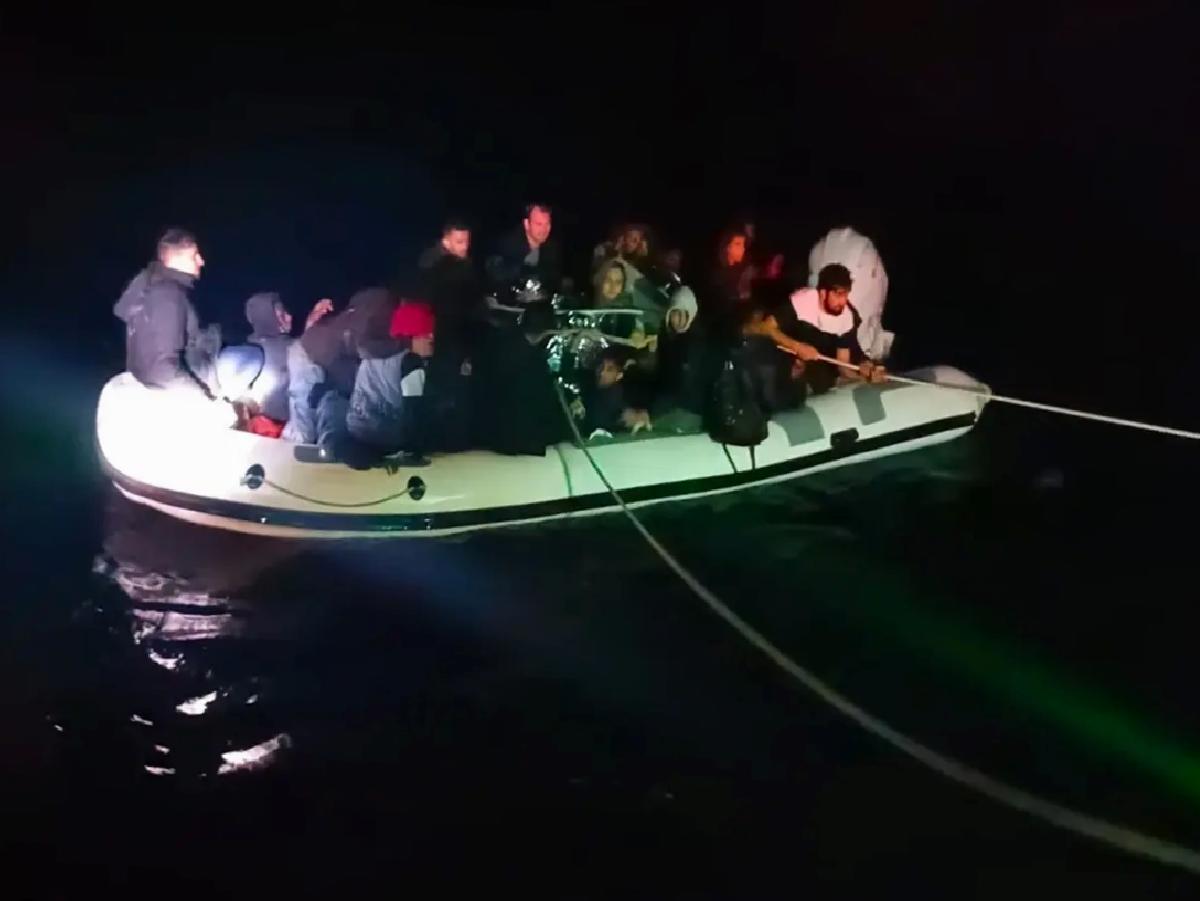 Bodrum’da 29 Düzensiz Göçmen Kurtarıldı