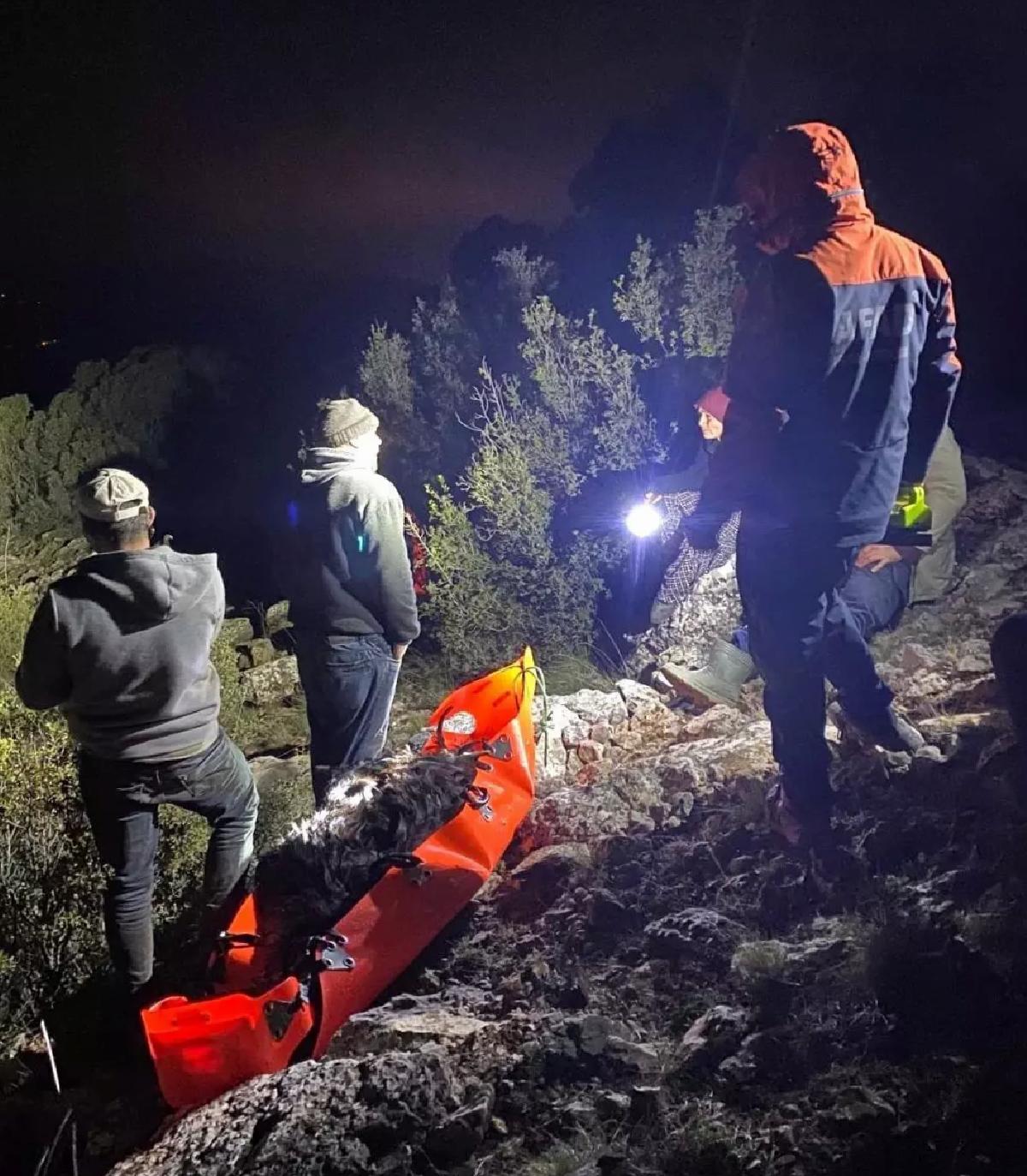 Burdur’da Rahatsızlanan Keçi için AFAD ve Belediye Seferber Oldu