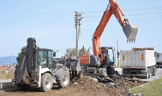 Burhaniye Belediyesi Fen İşleri Ekipleri Çalışmalarını Sürdürüyor