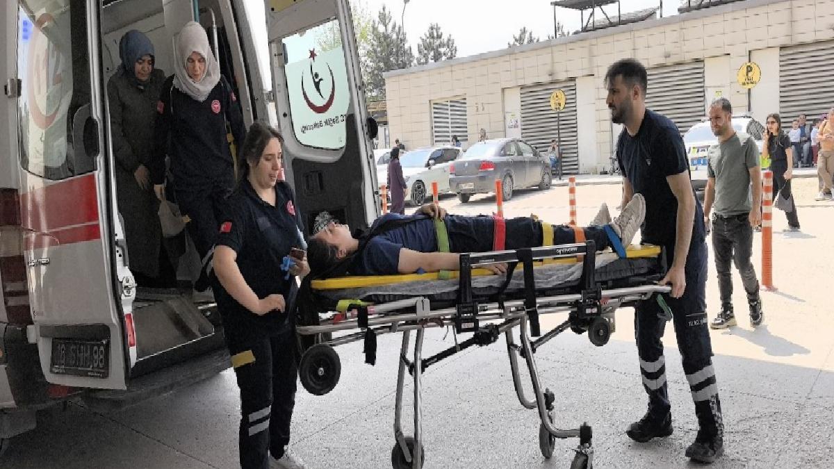 Bursa’da deprem korkusuyla kaçarken merdivenlerden düştü