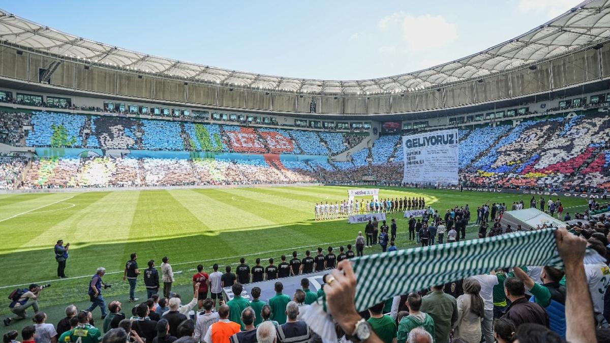 Bursaspor’un maçını 45 bin 170 kişi izledi