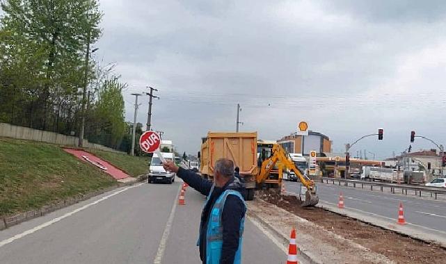 Büyükşehir, Kirazlıyalı’da ulaşımı kolaylaştırıyor