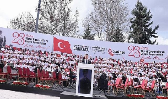 Çankaya’da 23 Nisan Ulusal Egemenlik ve Çocuk Bayramı coşkuyla kutlandı