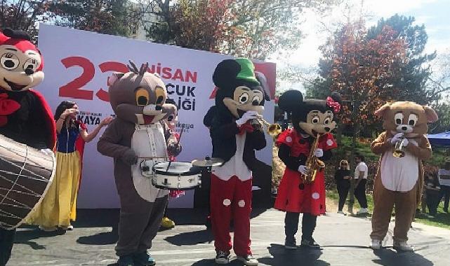 Çankaya’da Minikler Çocuk Şenliği’nde Doyasıya Eğlendi