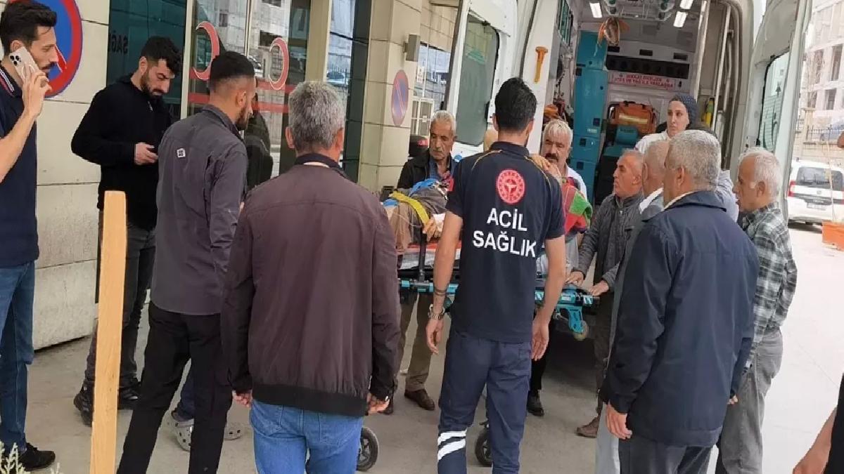 Çapa Makinesine Sıkışan Adam Yaralandı