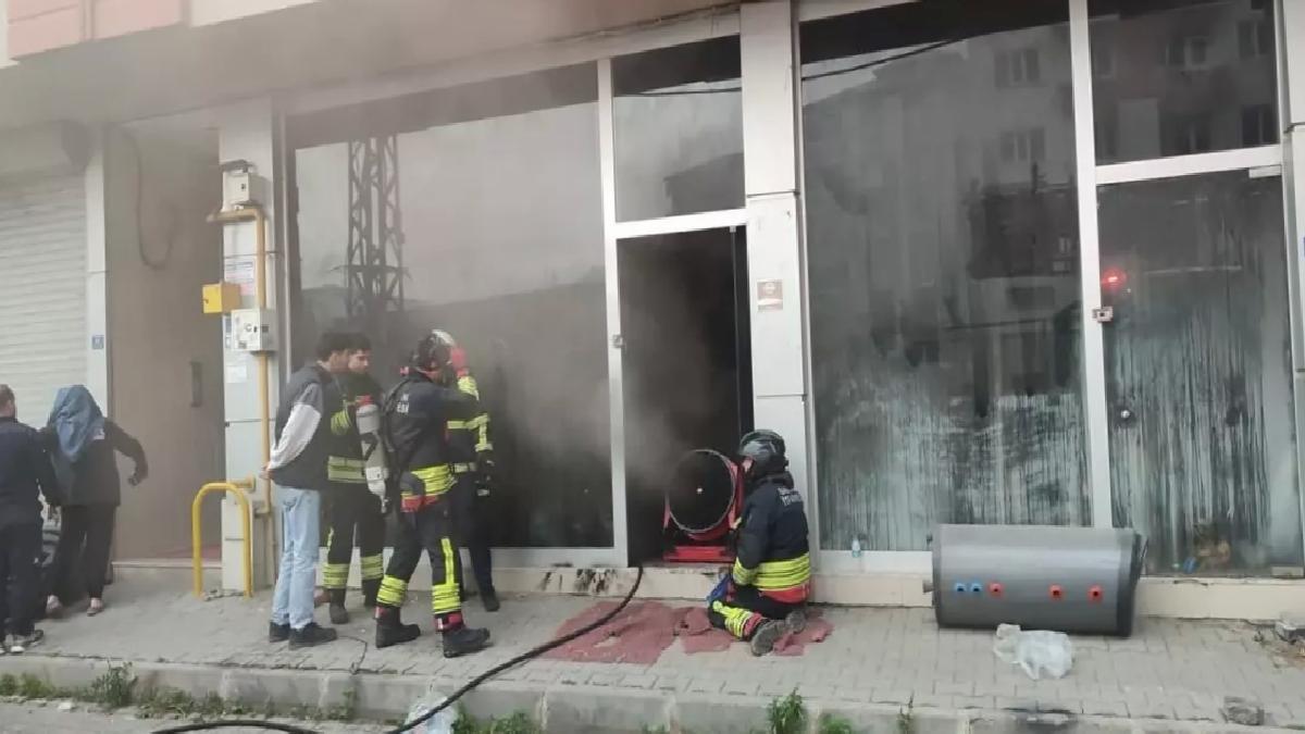 Çarşamba’da Depo Yangını