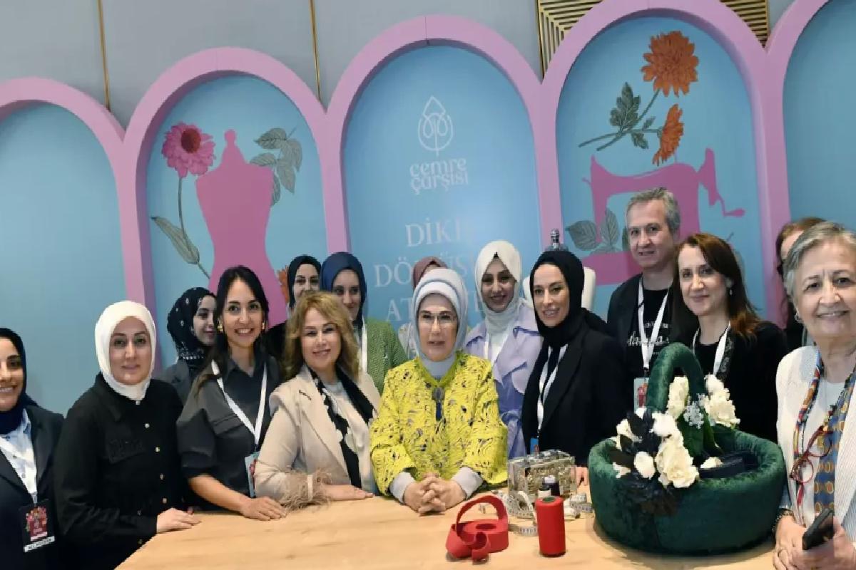 Cemre Çarşısı programı Emine Erdoğan’ın katılımıyla gerçekleşti