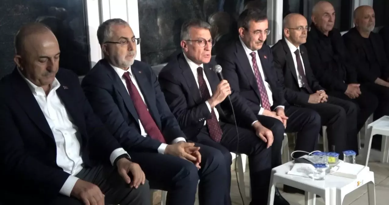 Cevdet Yılmaz’dan Mevlüt Çavuşoğlu’na Taziye Ziyareti