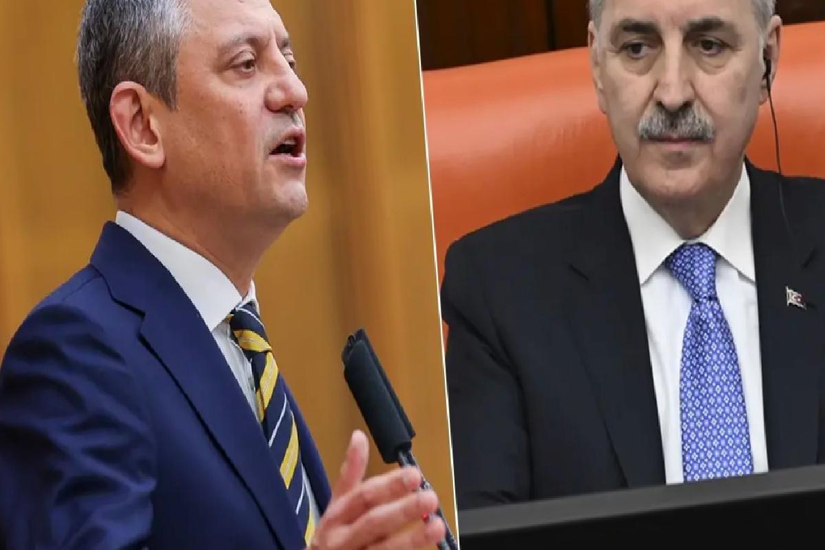 CHP Lideri Özgür Özel’den TBMM Başkanı Numan Kurtulmuş’a Sert Tepki