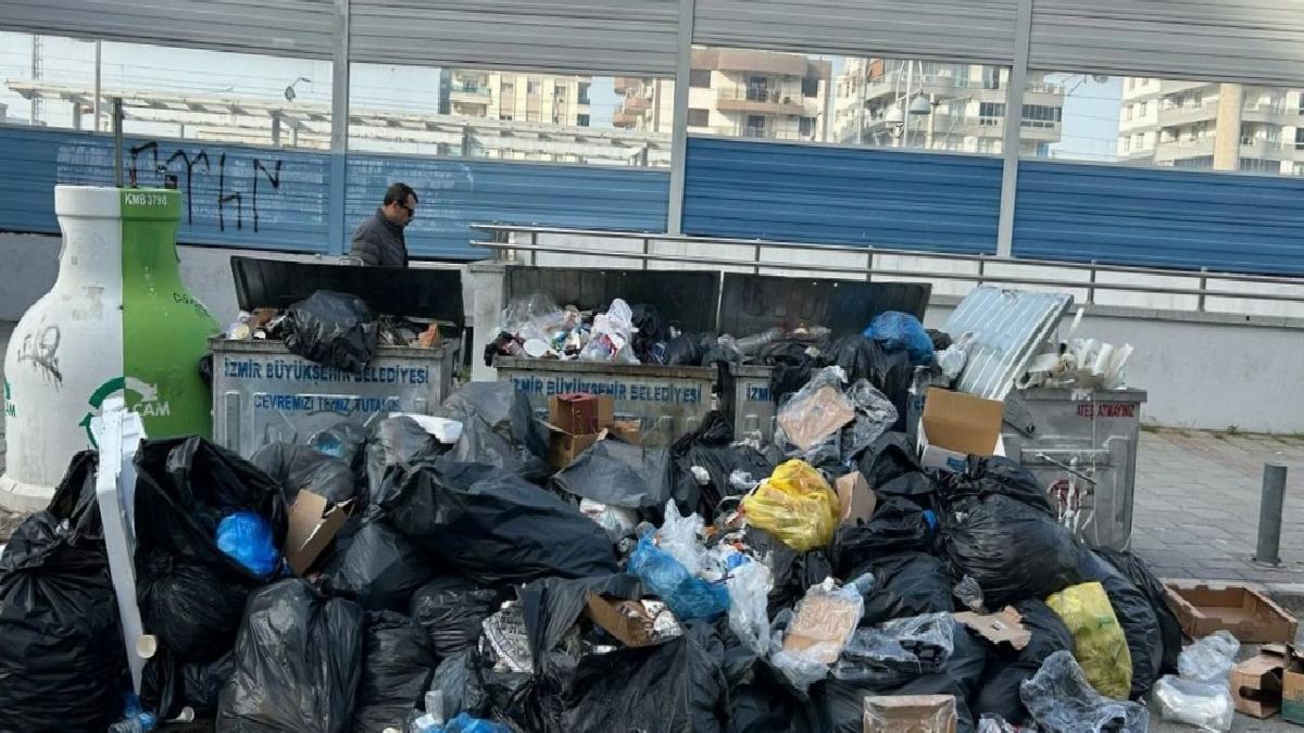 Çiğli’de belediyesi işçilerinin grevi ikinci gününde